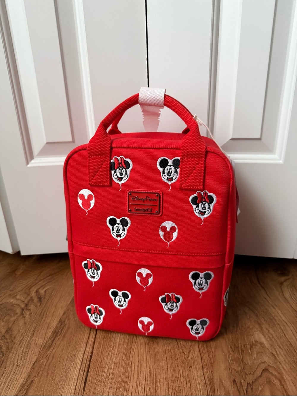 NWT Loungefly Red Mickey & Minnie Balloon Mini Backpack